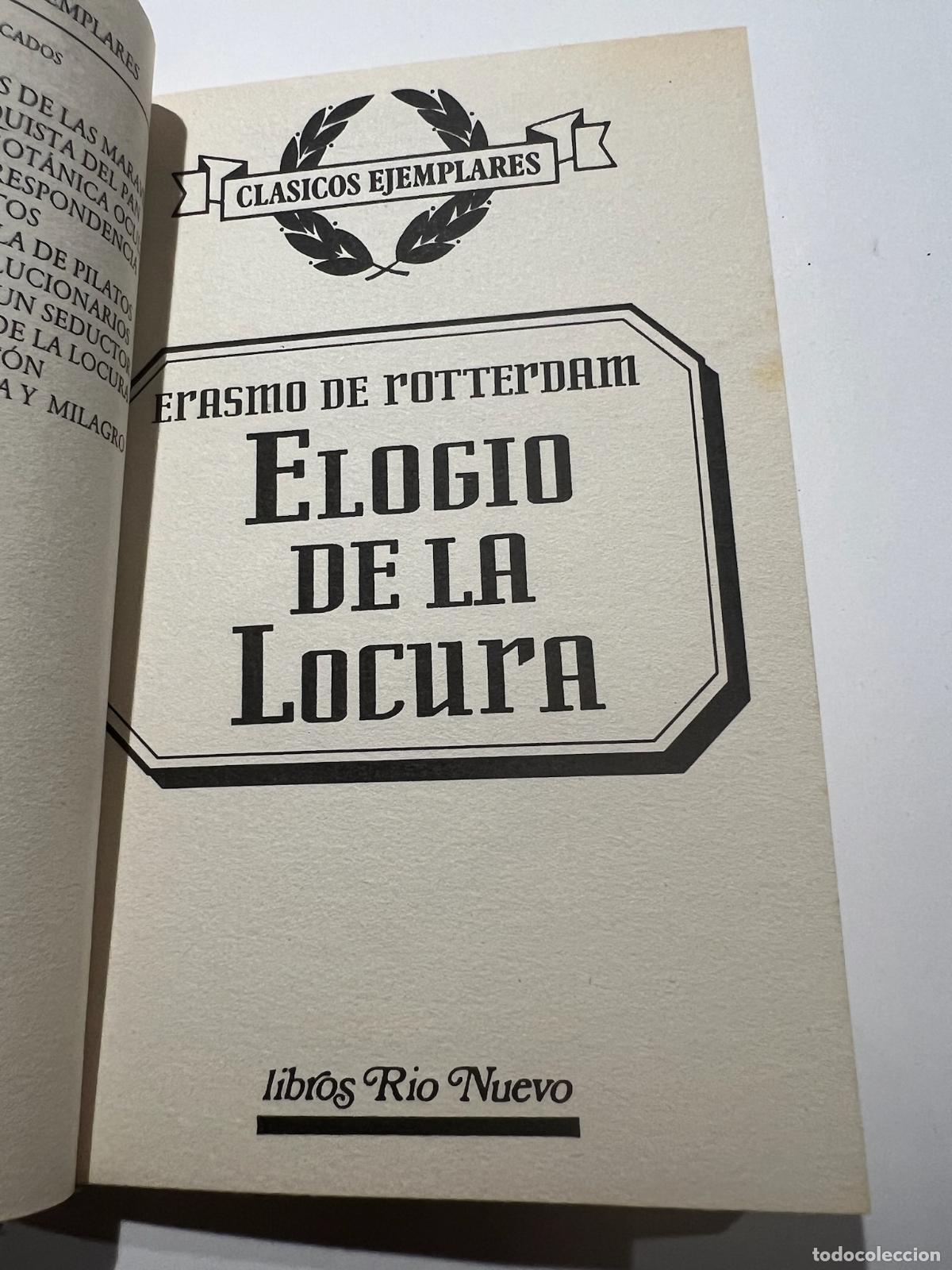 Libros: Elogio en la locura - Erasmo de rotterdam - Foto 5