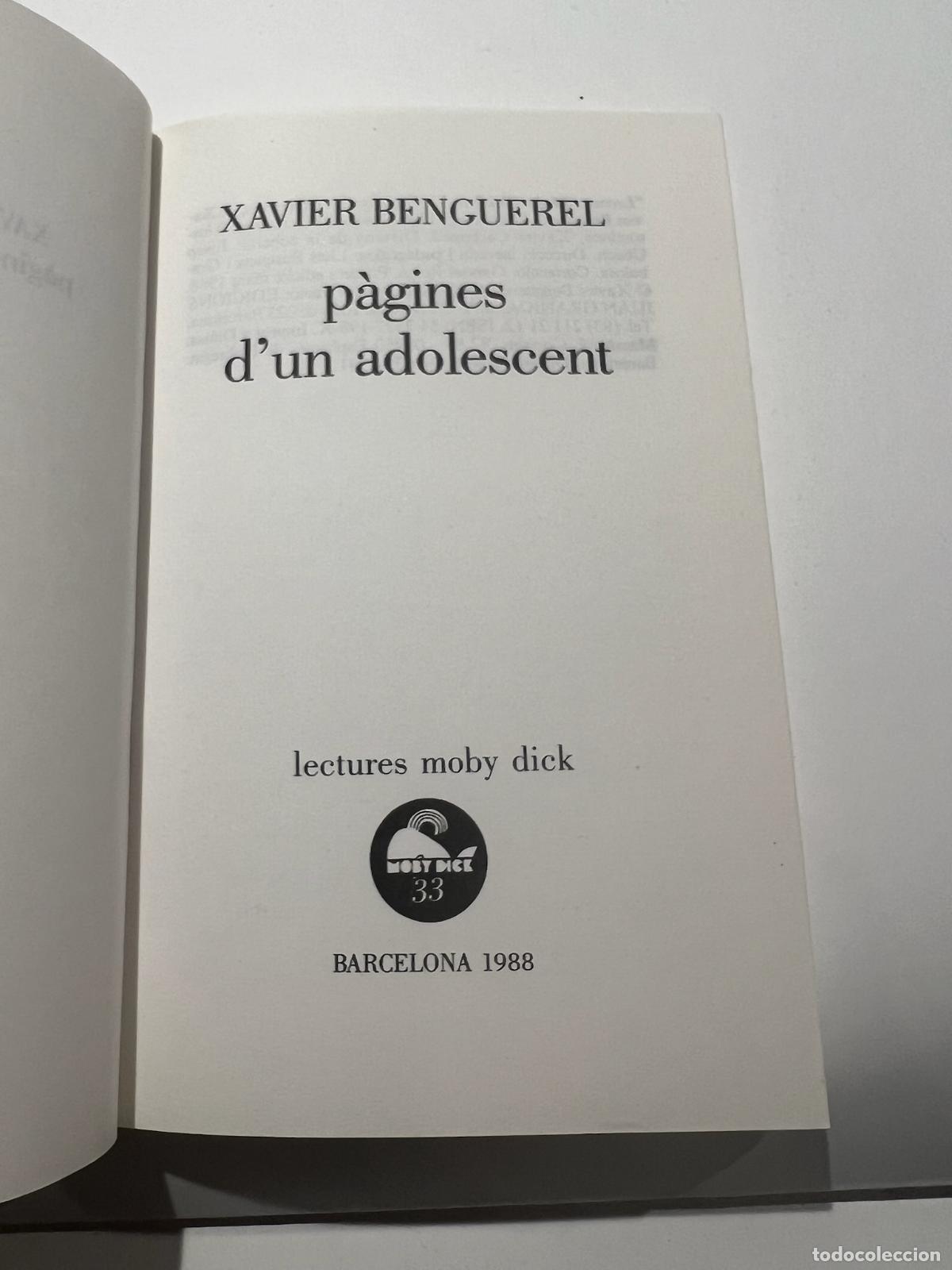 Libros: P&agrave;gines dun adolescent - Xavier Benguerel - Foto 4