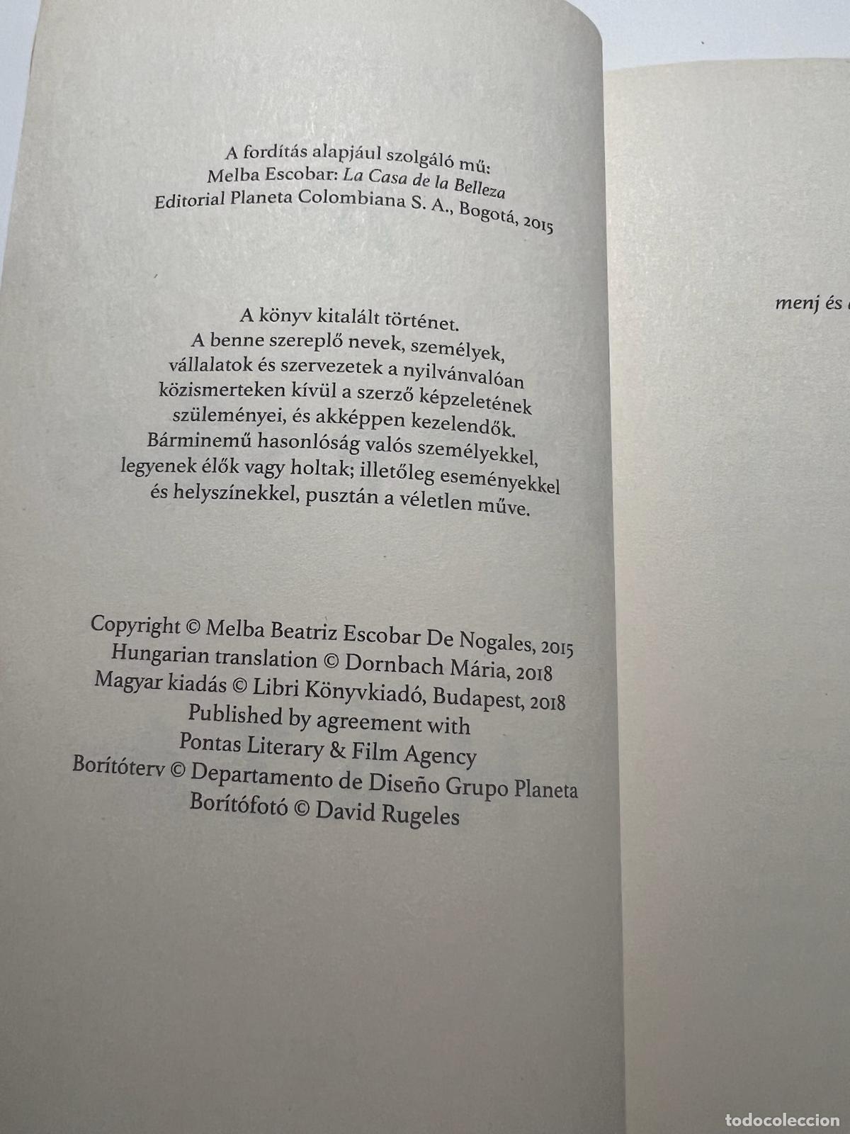 Libros: A sz&eacute;ps&eacute;g h&aacute;za - Melba Escobar - Foto 4