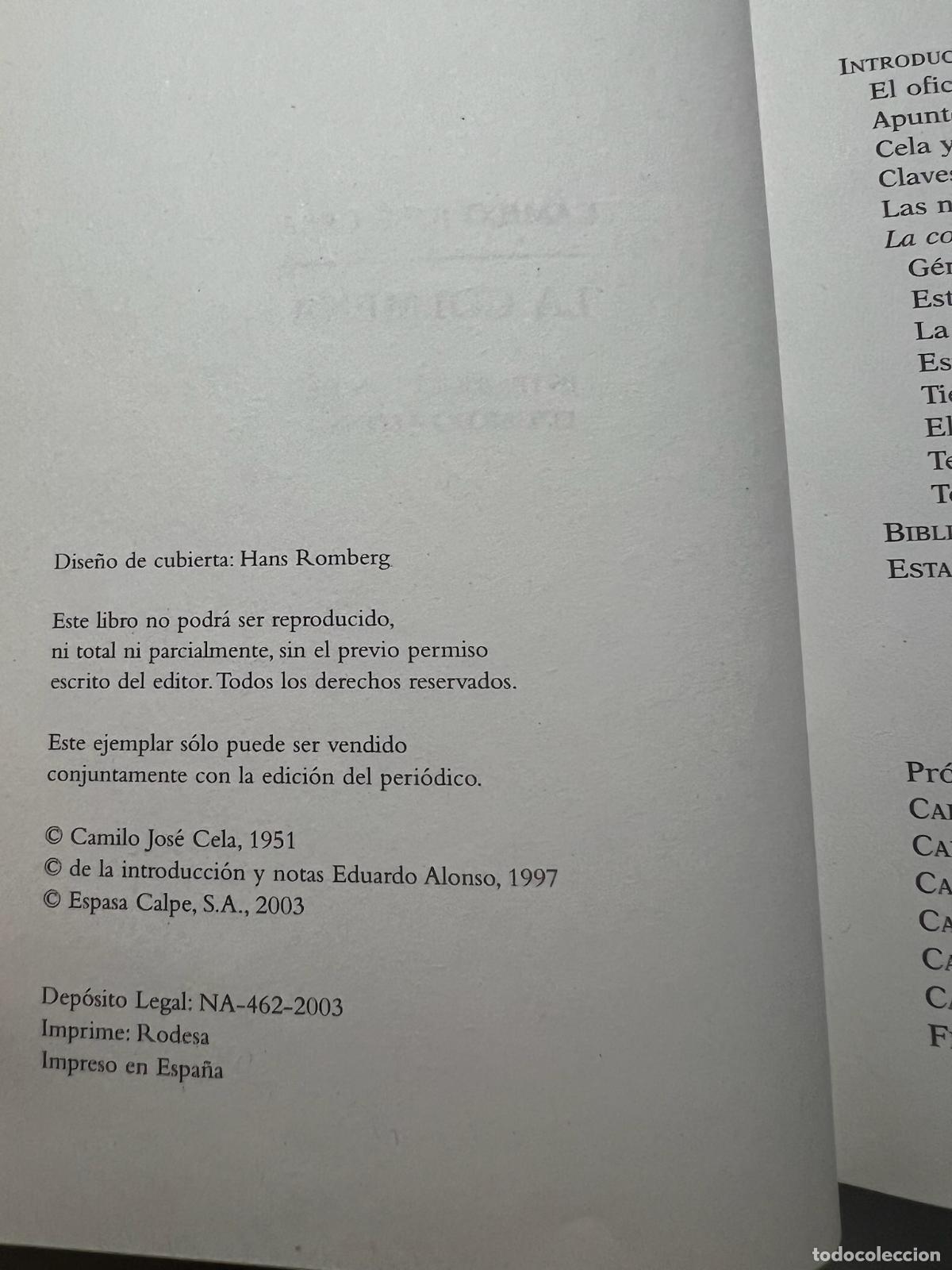 Libros: La colmena - Camilo jos&eacute; cela - Foto 5