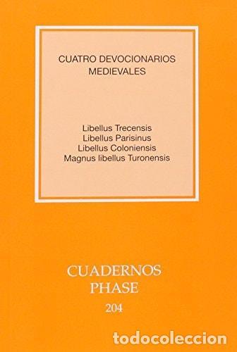 Libros: CUATRO DEVOCIONARIOS MEDIEVALES - Varios Autores
