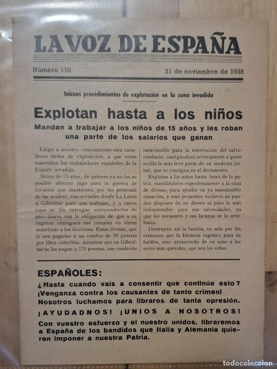 books: LA VOZ DE ESPA&Ntilde;A N&ordm; 110