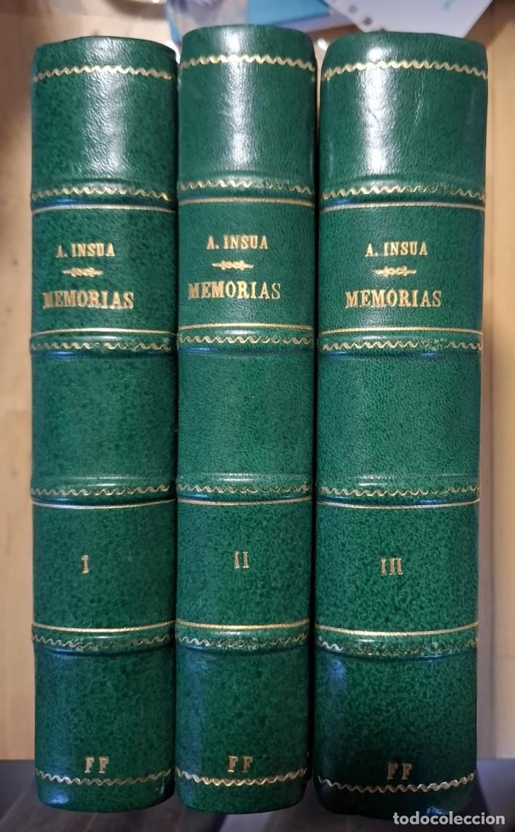 Libri di seconda mano: Alberto Ins&uacute;a - MEMORIAS. 3 Vols. (completo)