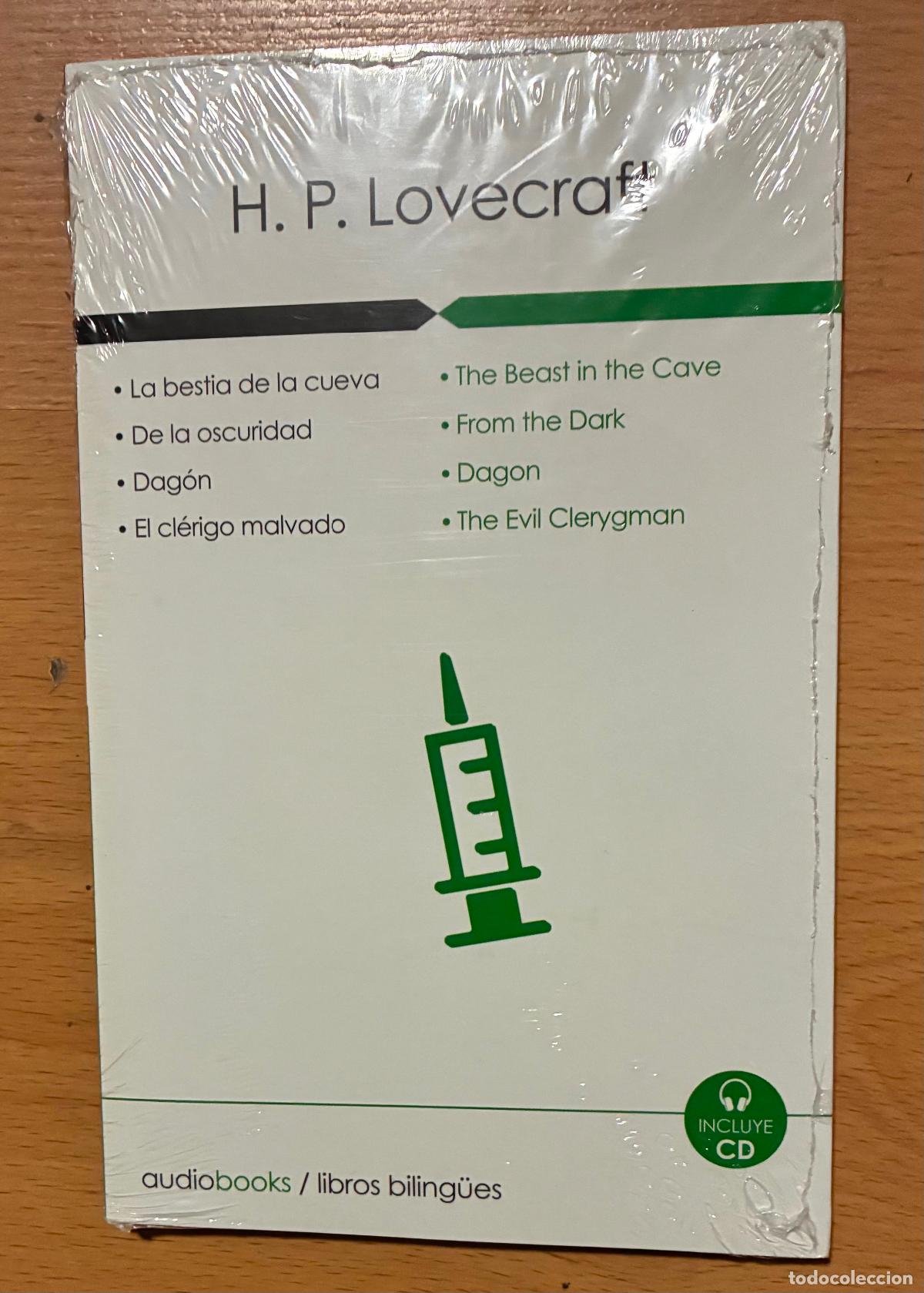 Libros: H.P LOVECRAFT, AUDIBOOKS, LIBROS BILINGUES, En precinto original - Foto 1