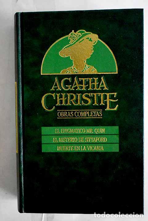 Libros: El enigm&aacute;tico Mr. Quin ; El misterio de Sittaford ; Muerte en la vicar&iacute;a.- Christie, Agatha