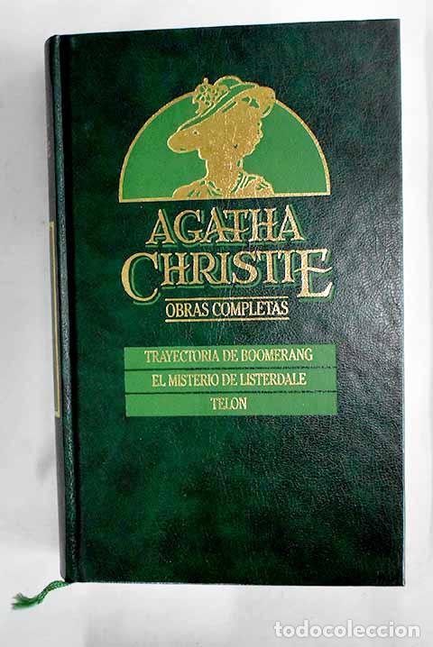 Libros: Trayectoria de boomerang ; El misterio de Listerdale ; Tel&oacute;n.- Christie, Agatha