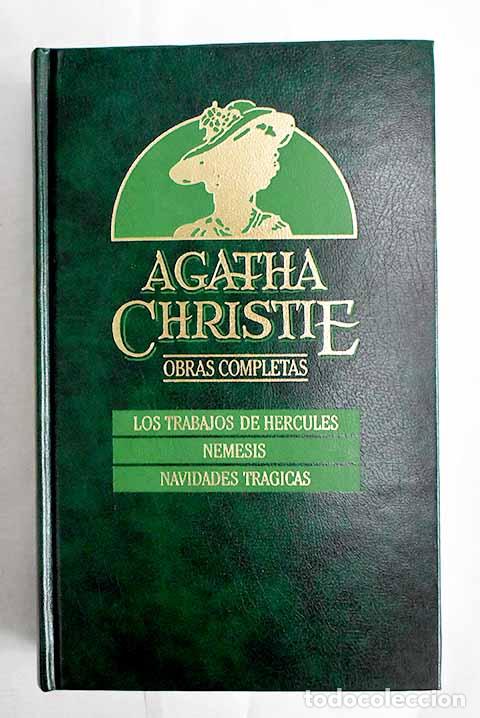 Libros: Los trabajos de H&eacute;rcules ; N&eacute;mesis ; Navidades tr&aacute;gicas.- Christie, Agatha