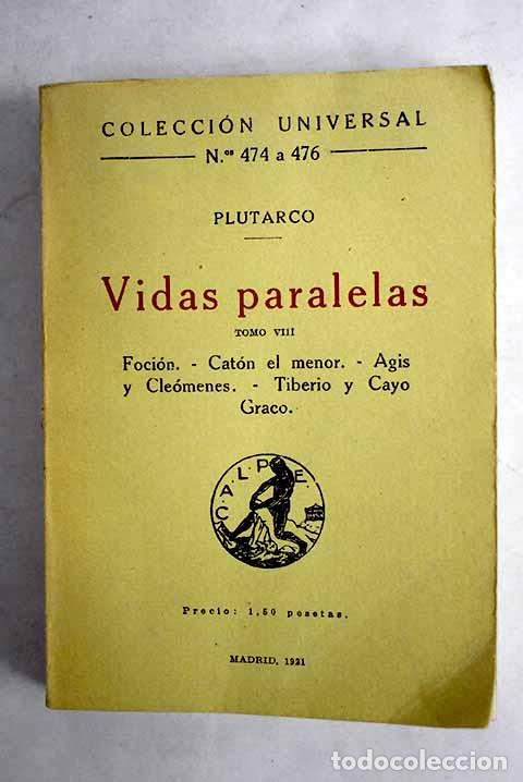 Libros: Vidas paralelas, tomo VIII.- Plutarco - Foto 1