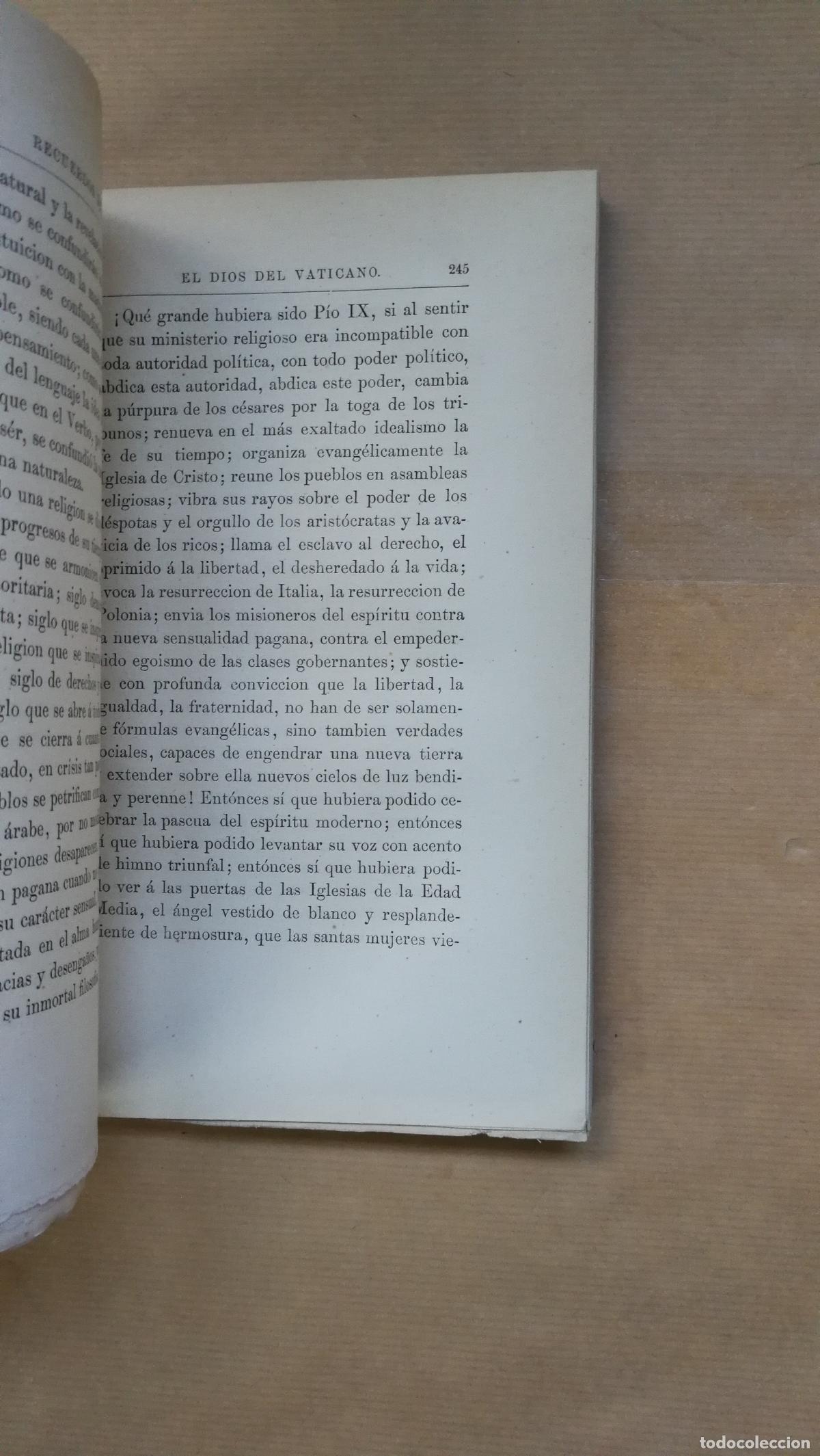 Libros: RECUERDOS DE ITALIA. - &rdquo;CASTELAR, Emilio&rdquo; - Foto 3