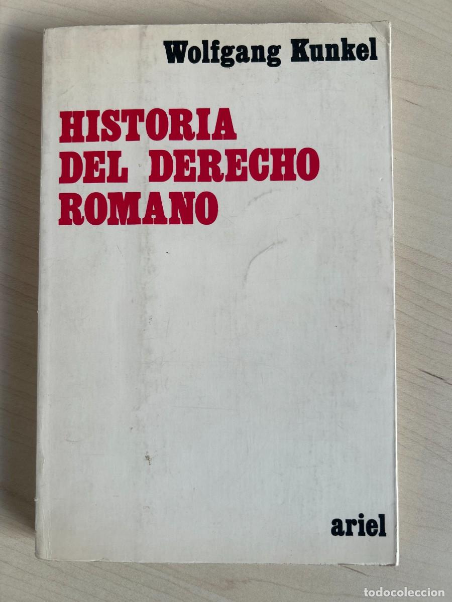 Libros: Historia del Derecho Romano -Kunkel- - Foto 1