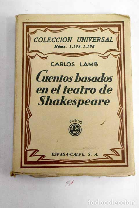 Libros: Cuentos basados en el teatro de Shakespeare.- Lamb, Charles
