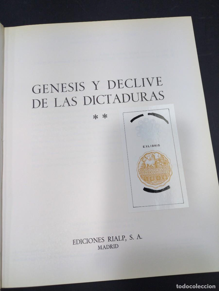 Libros: Genesis y declive de las dictaduras. Tomo II - V.V.A.A. - Foto 2