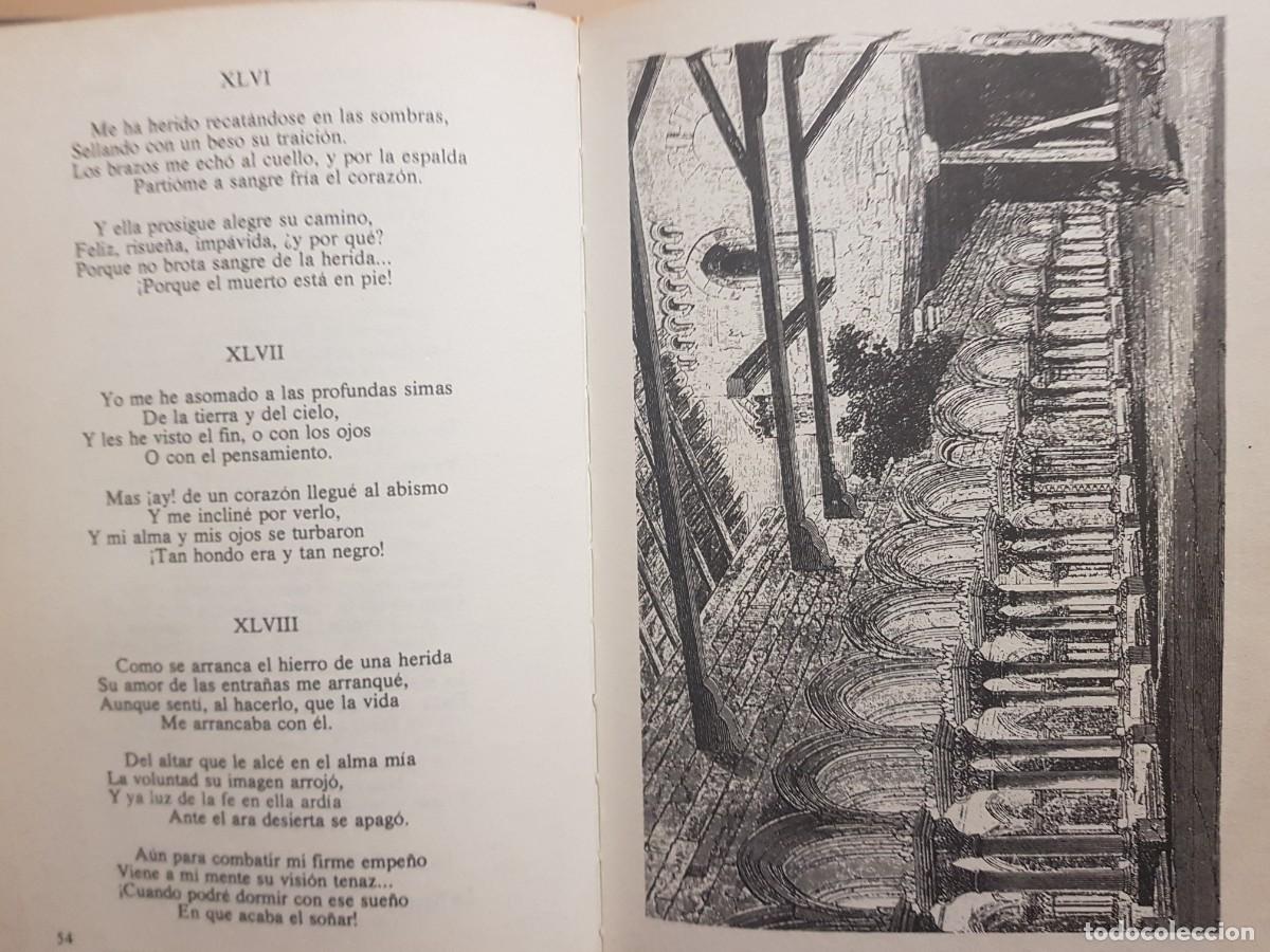 Libros: GUSTAVO ADOLFO BECQUER - RIMAS Y LEYENDAS - EDIMAT LIBROS - 1998 (ILUST) - Foto 8