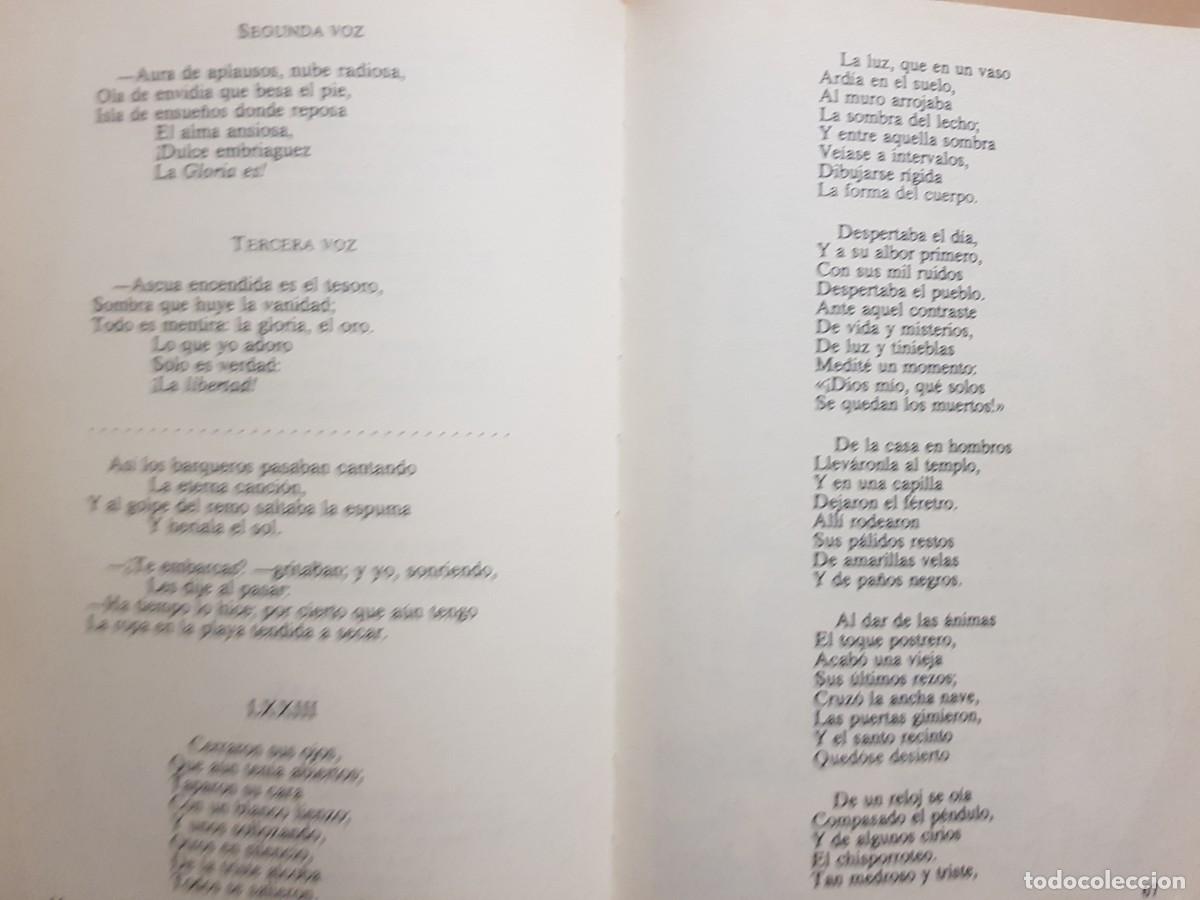 Libros: GUSTAVO ADOLFO BECQUER - RIMAS Y LEYENDAS - EDIMAT LIBROS - 1998 (ILUST) - Foto 9