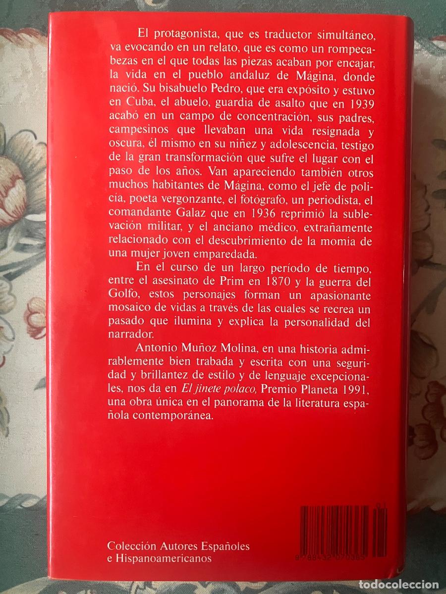 Libros: El jinete polaco. Antonio Mu&ntilde;oz Molina - Foto 2