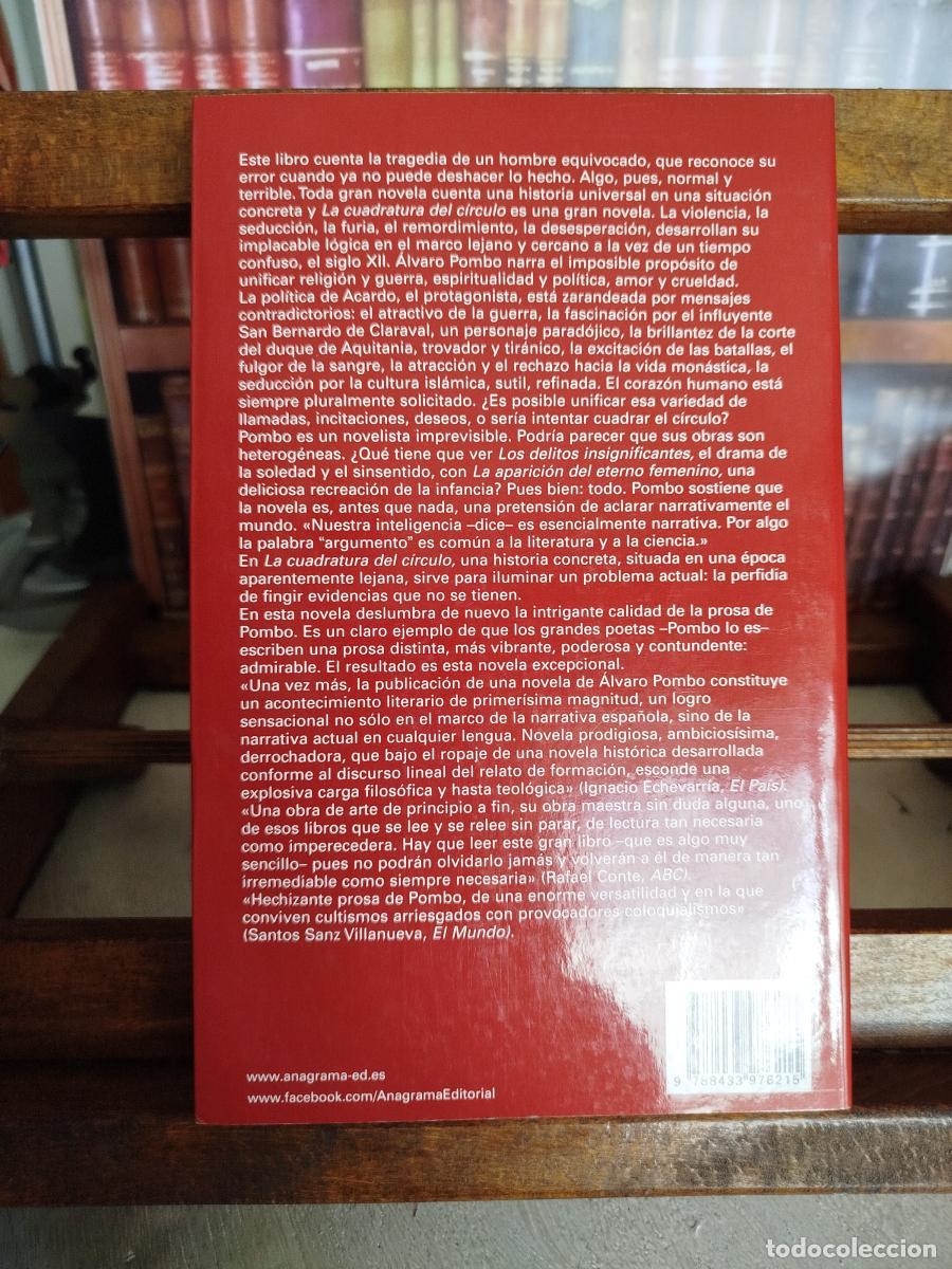 Libros: La cuadratura del c&iacute;rculo - Pombo, &iexcl;lvaro - Foto 2