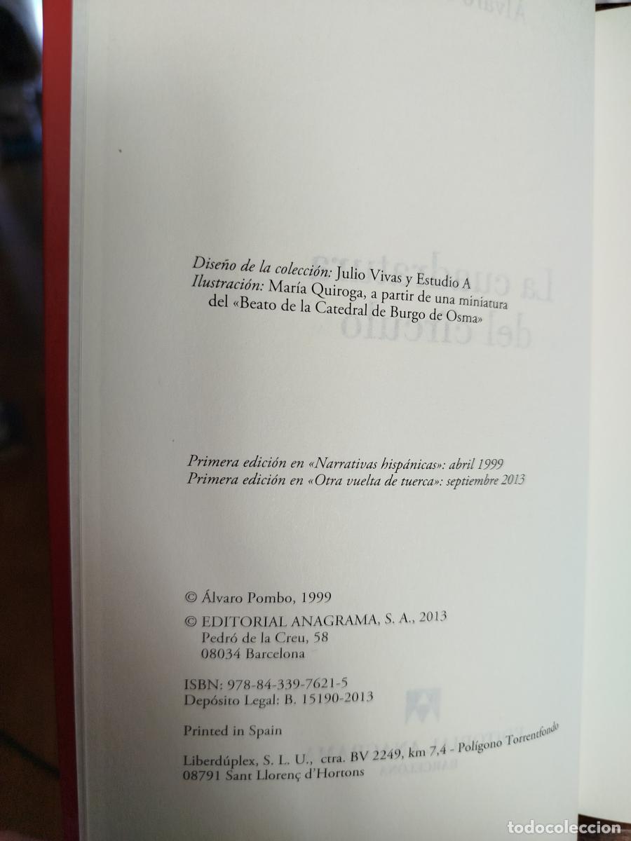 Libros: La cuadratura del c&iacute;rculo - Pombo, &iexcl;lvaro - Foto 5