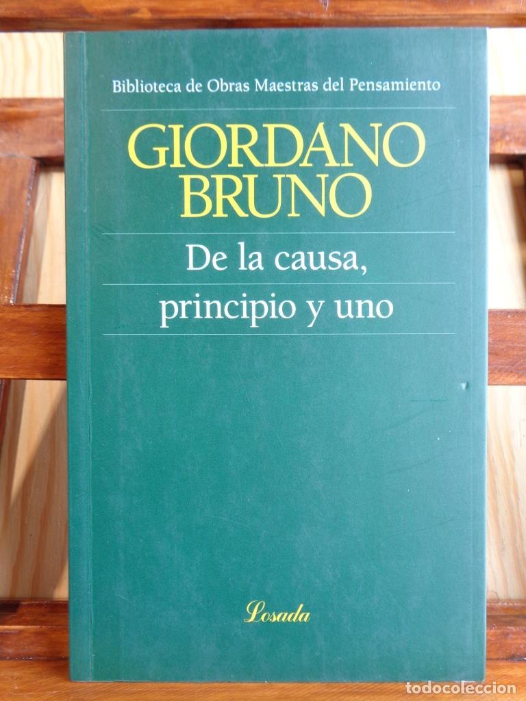 Libros: DE LA CAUSA, PRINCIPIO Y UNO - GIORDANO BRUNO - Foto 1