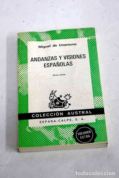 Libros: Andanzas y visiones espa&ntilde;olas.- Unamuno, Miguel de