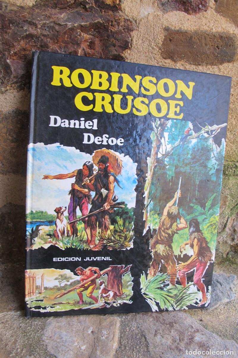 Libros: ROBINSON CRUSOE. DANIEL DEFOE. EDICION JUVENIL. GRAN FORMATO - Foto 1