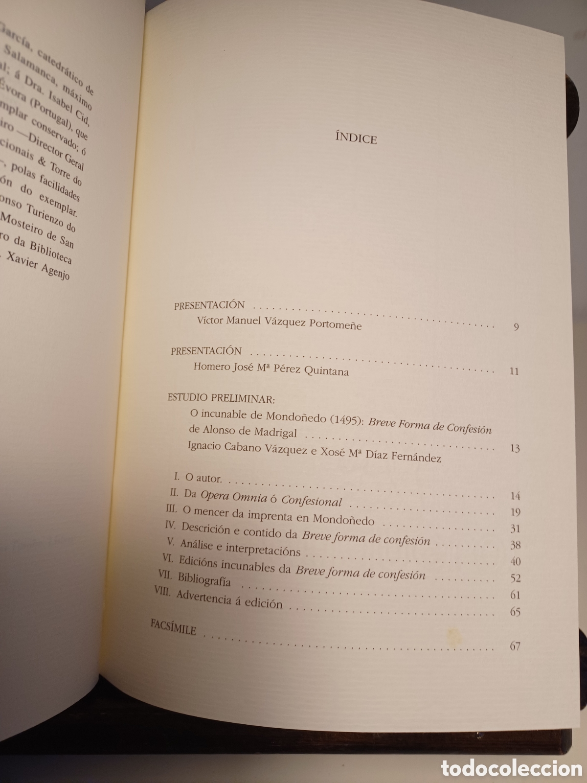 Libros: Breve forma de confesi&oacute;n/ Alonso de Madrigal/ Facs&iacute;mil/ Xunta ,1995 - Foto 4