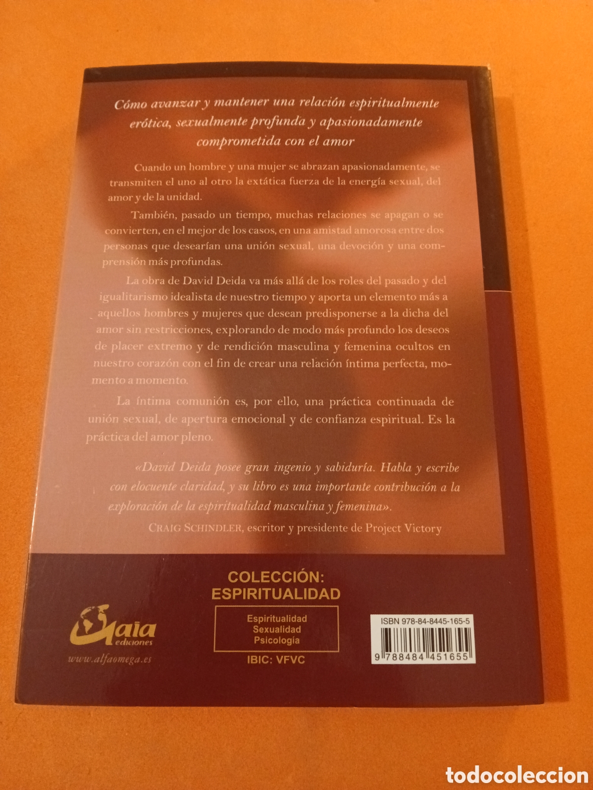 Libros: EN INTIMA COMUNION � TANTRA SEXUALIDAD - DAVID DEIDA - Foto 2