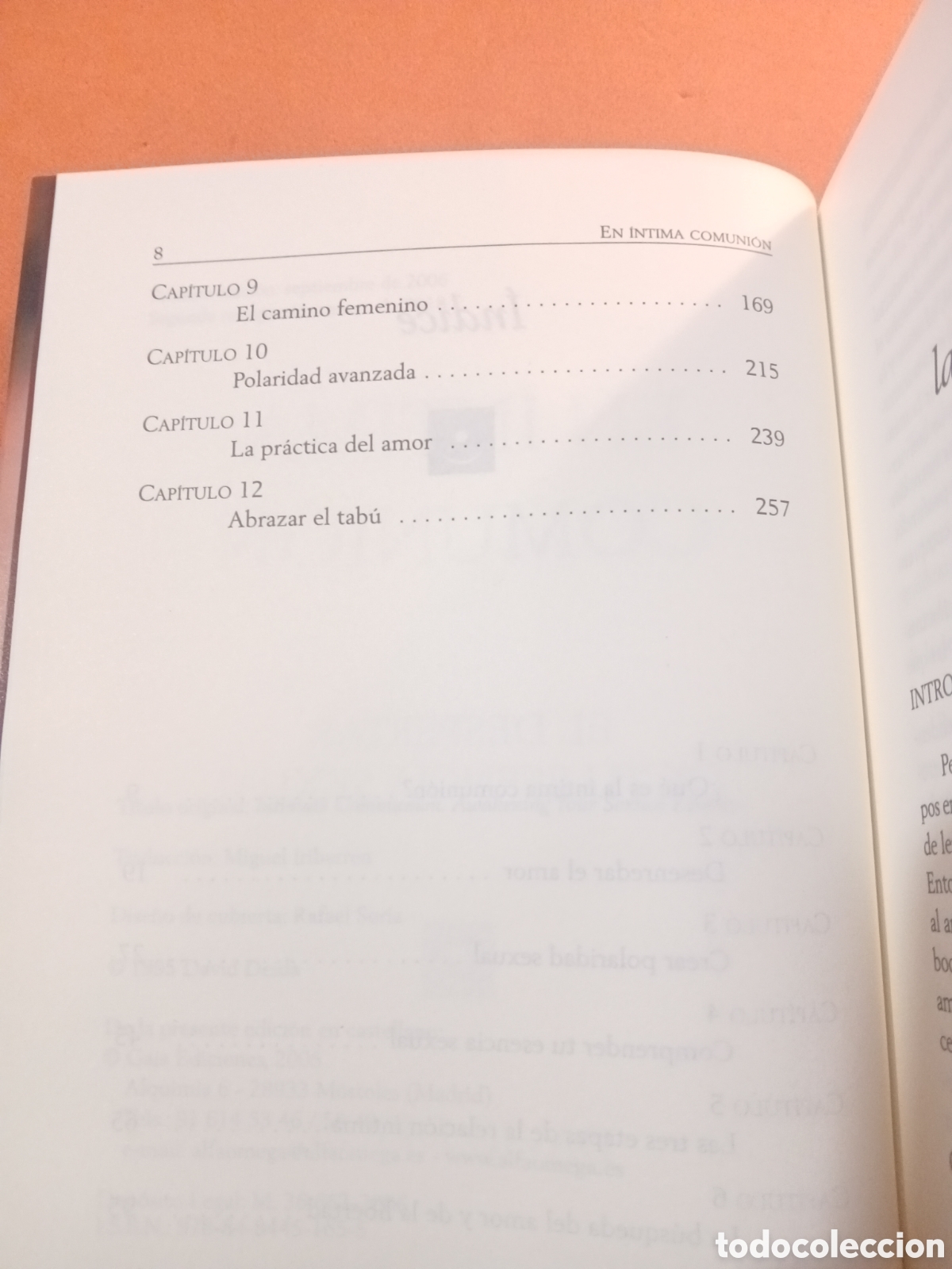Libros: EN INTIMA COMUNION � TANTRA SEXUALIDAD - DAVID DEIDA - Foto 4