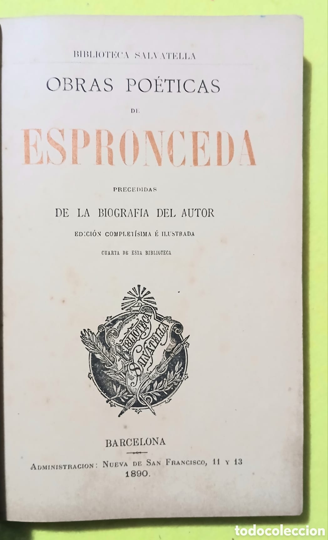 Libros: Obras po&eacute;ticas de Espronceda - Foto 2