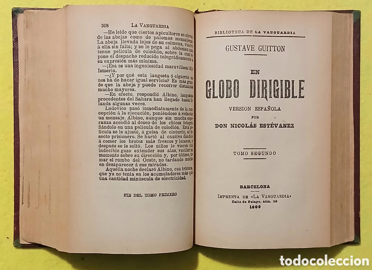 Libros: En globo dirigible, Gustavo Guitton - Foto 2