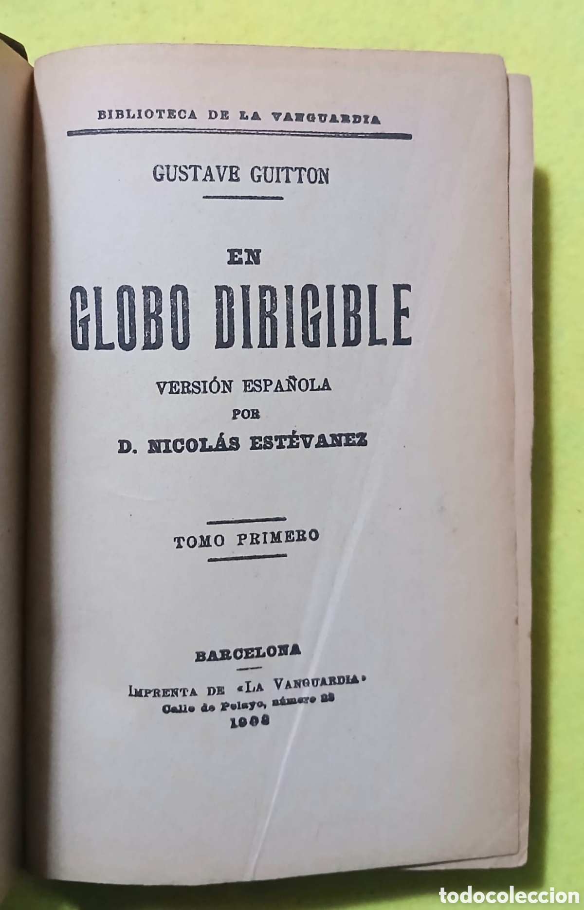 Libros: En globo dirigible, Gustavo Guitton - Foto 3