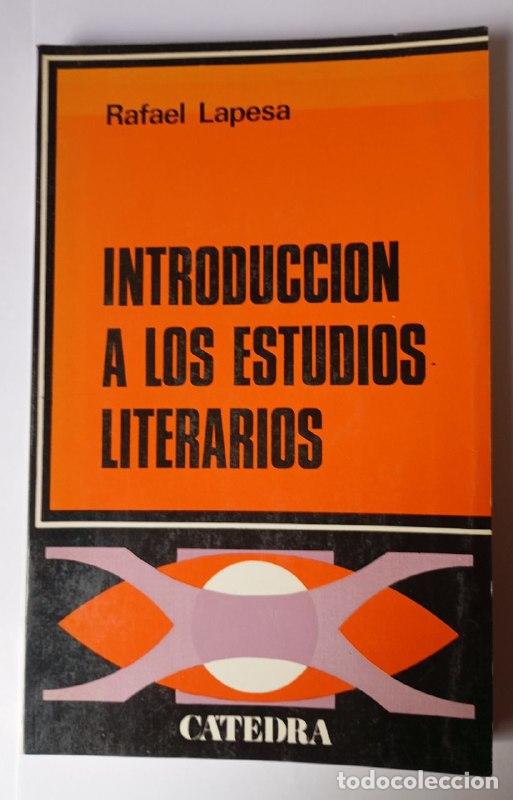 Libros: Introducci&oacute;n a los estudios literarios - Lapesa, Rafael (1908-2001) - Foto 1