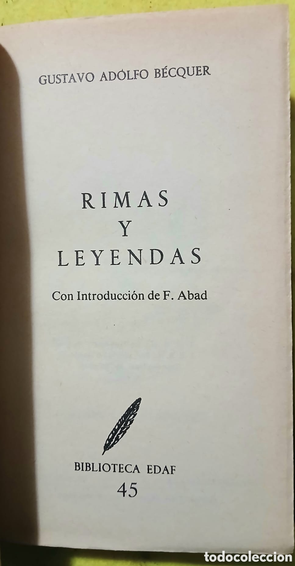 Libros: Rimas y leyendas, Gustavo Adolfo Becquer - Foto 3