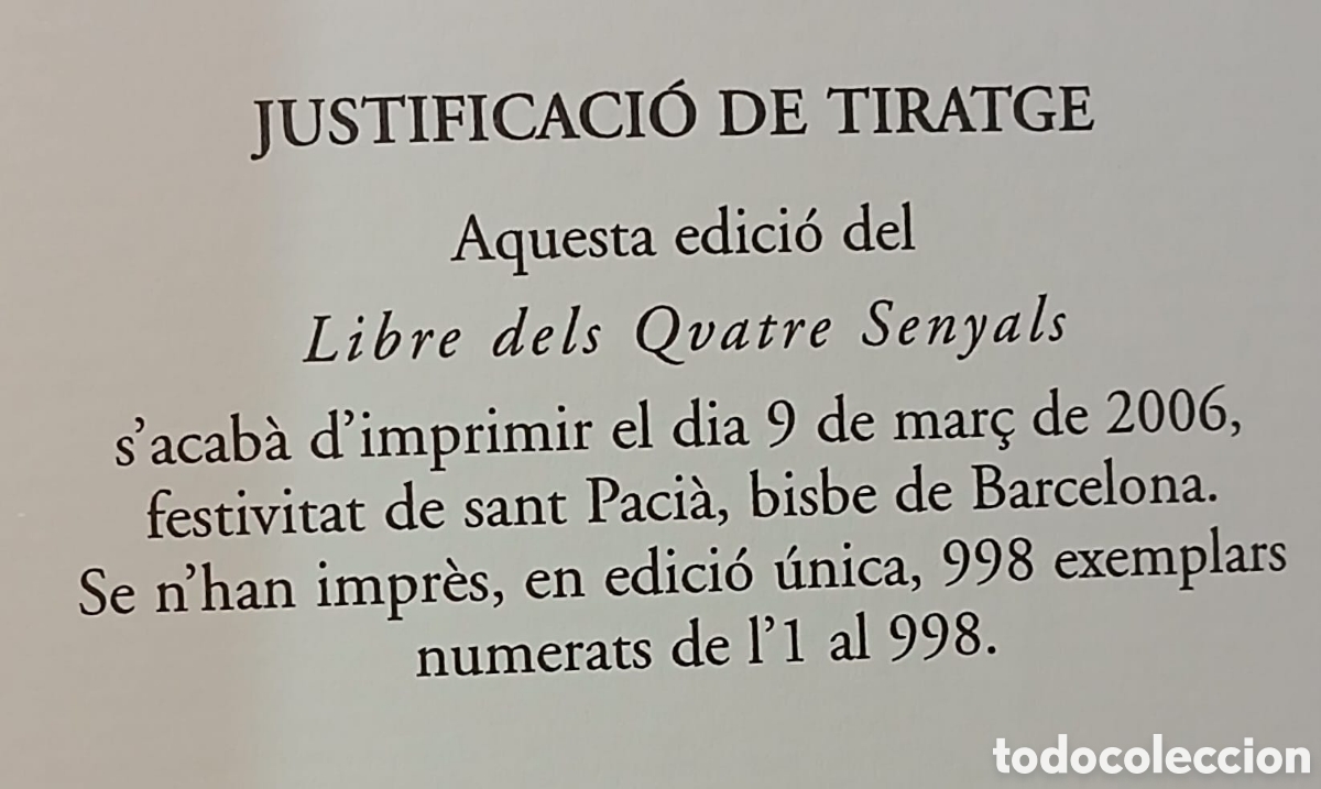 Libros: Llibre dels quatre senyals - Foto 8