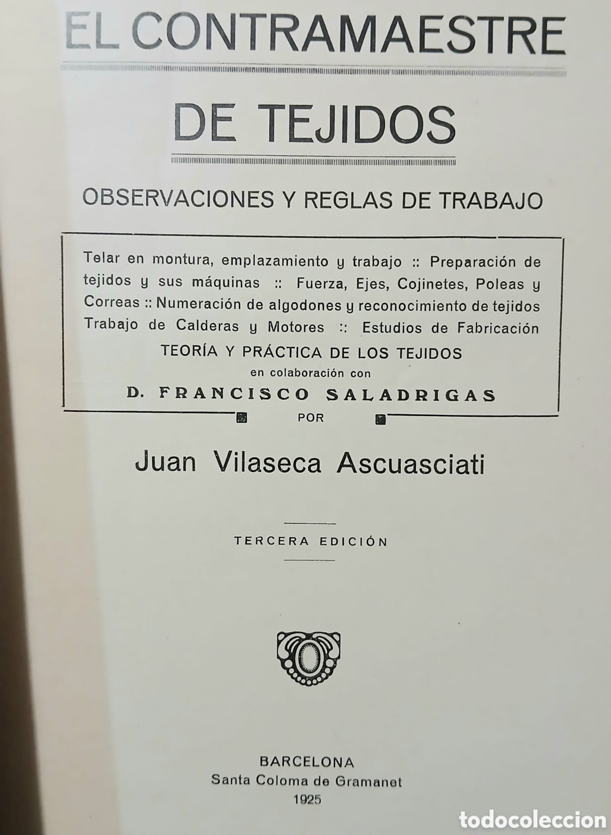 Libros: El contramaestre de tejidos - Foto 9