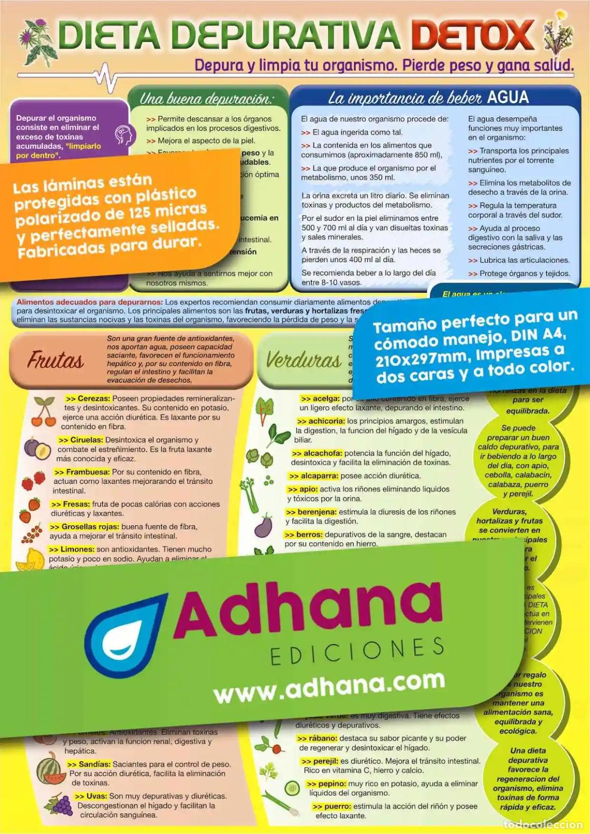 Libros: DIETA DEPURATIVA DETOX (L&Aacute;MINA) - Foto 1