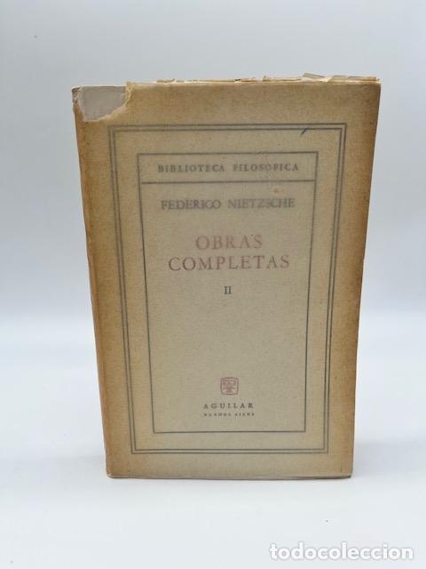 Libros: NIETZSCHE, Friedrich. - Obras Completas. Vol. II. - Foto 1