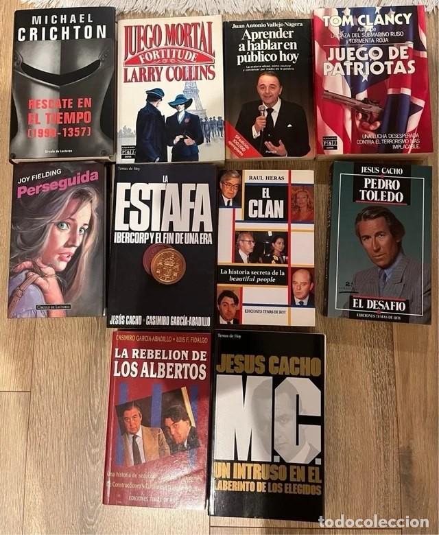 Libros: LOTE 39 LIBROS LITERATURA VARIADA IRVING WALLACE LE CARRE COLLINS CACHO HALEY CLANCY CRICHTON VIAJES