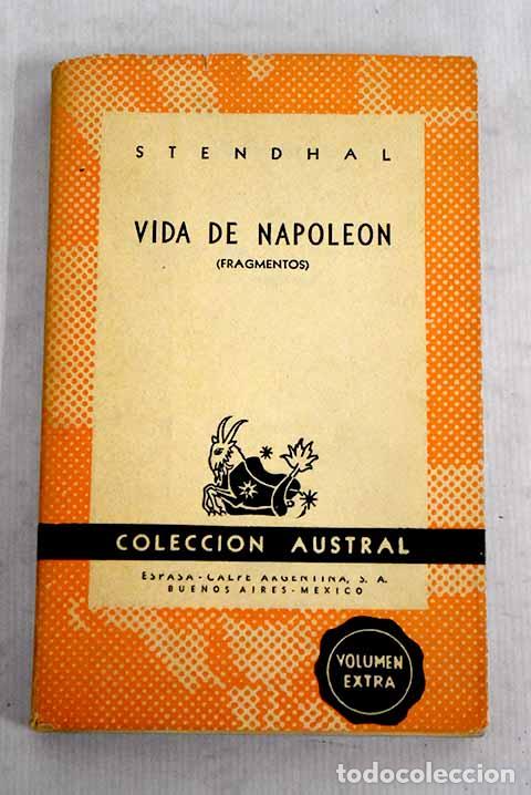 Libros: Vida de Napole&oacute;n: fragmentos.- Stendhal - Foto 1