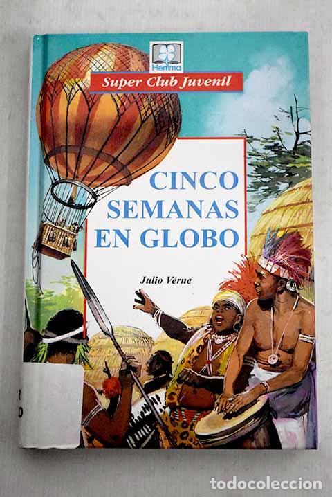 Libros: Cinco semanas en globo.- Verne, Julio - Foto 1