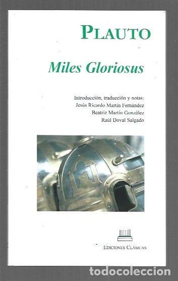 Libros: MILES GLORIOSUS - PLAUTO - Foto 1