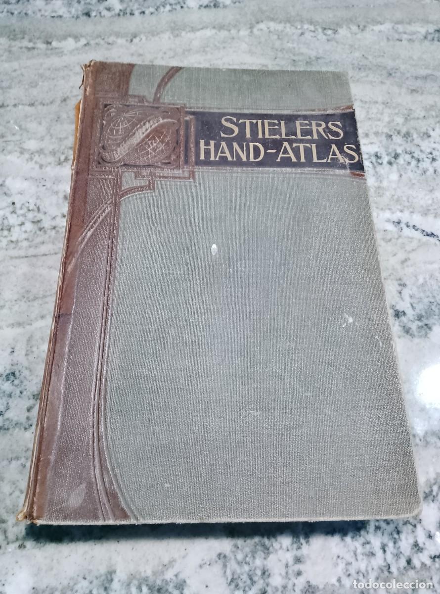 Libros: STIELERS HAND-ATLAS. 100 Karten in Kupferstich. Mit 162 Nebenkarten.