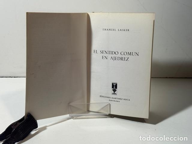 Libros: EL SENTIDO COMUN EN AJEDREZ EMANUEL LASKER - Foto 4