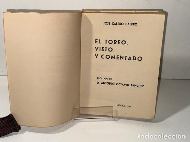 Libros: EL TOREO VISTO Y COMENTADO - Foto 3