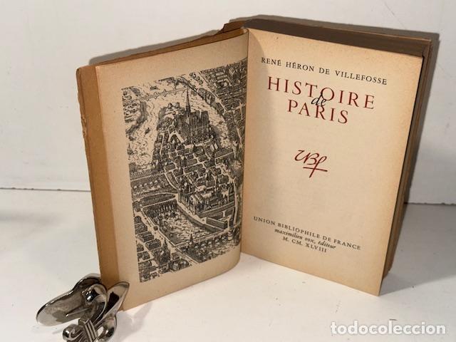 Libros: HISTOIRE DE PARIS RENE HERON DE VILLEFOSSE - Foto 2