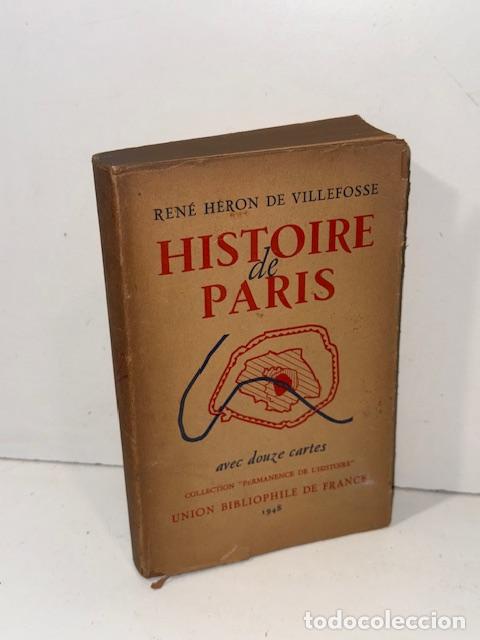 Libros: HISTOIRE DE PARIS RENE HERON DE VILLEFOSSE - Foto 1