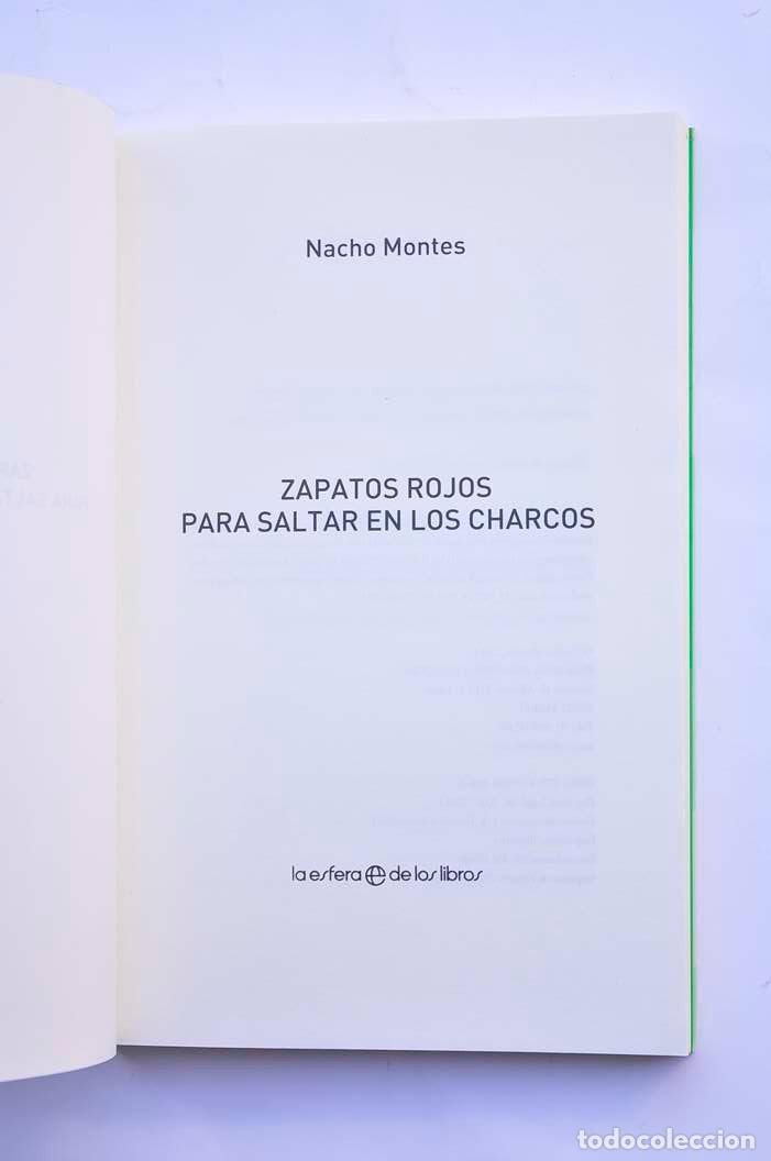 Libros: Zapatos rojos para saltar en los charcos - MONTES, Nacho - Foto 2