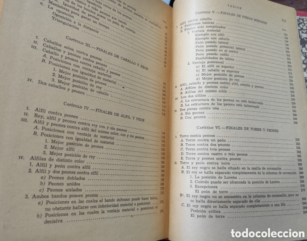 Libros: FINALES BASICOS DE AJEDREZ. 1&ordf; Edici&oacute;n. A&ntilde;o 1947 - FINE,Ruben - Foto 5