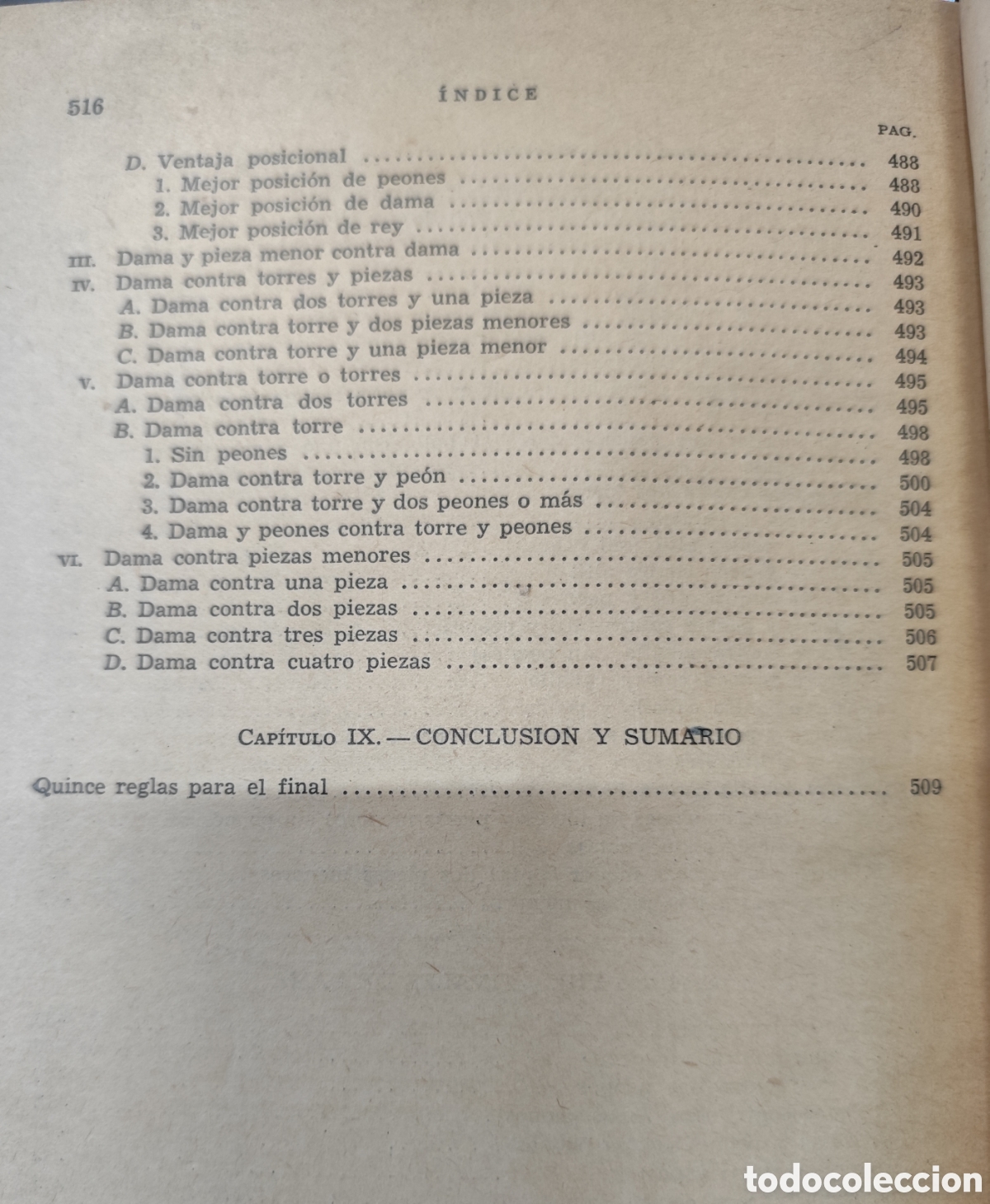 Libros: FINALES BASICOS DE AJEDREZ. 1&ordf; Edici&oacute;n. A&ntilde;o 1947 - FINE,Ruben - Foto 7