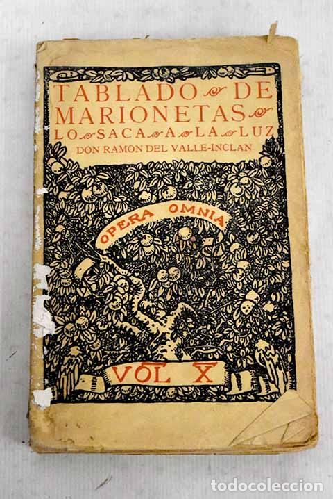 Libros: Tablado de marionetas.- Valle-Incl&aacute;n, Ram&oacute;n del - Foto 1