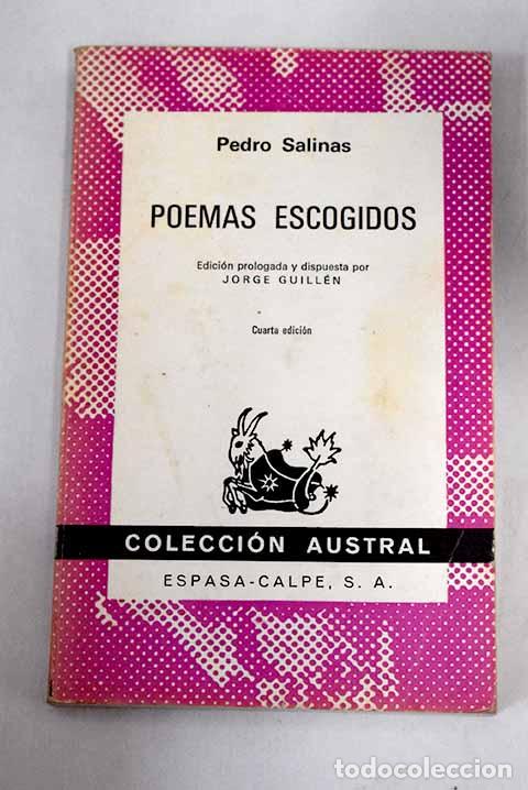 Libros: Poemas escogidos: Salinas, Pedro.- Salinas, Pedro - Foto 1